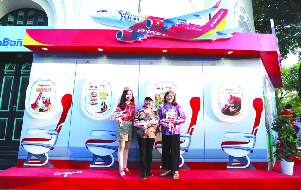 　　越捷航空推出為乘客服務的優惠 活動。