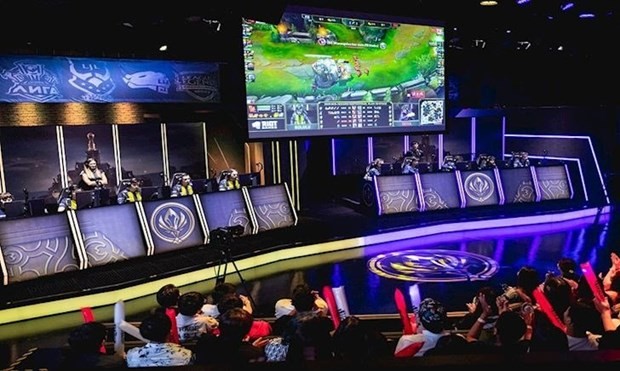 一場電子競技賽