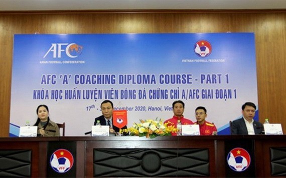 越南足協獲頒亞足聯A級教練員認證
