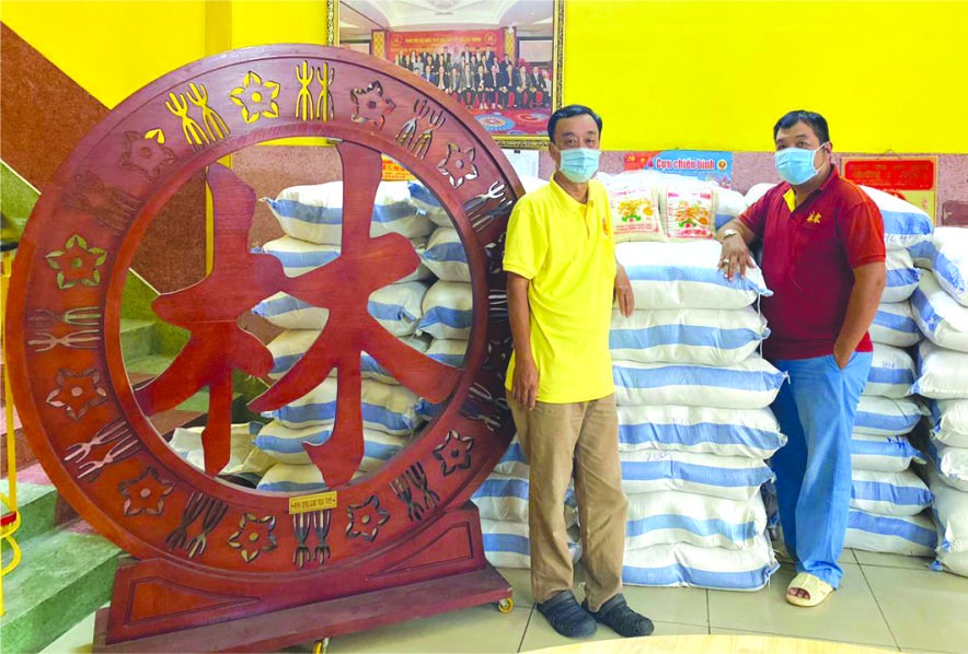 林氏大宗祠昨(26)日展開“大家同心協力抗疫”活動