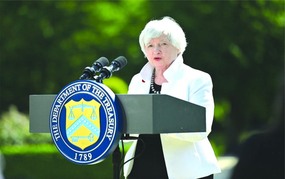 　美財長耶倫六月在出席七國集團財長會議，設立全球最低企業稅成為重點議題。