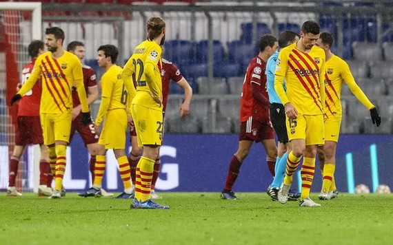 18年來，巴薩第一次將無法出現在歐冠淘汰賽的舞台上。