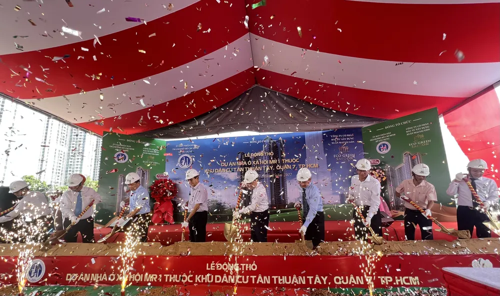 TPHCM: Động thổ Dự án nhà ở xã hội MR1 thuộc dự án Khu dân cư Tân Thuận Tây ảnh 1