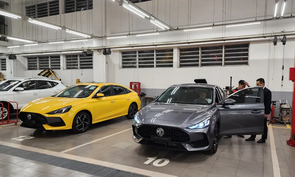 Hãng xe MG đang có nhiều chương trình khuyến mãi "khủng" cho khách hàng. Ảnh: ĐỨC TRUNG