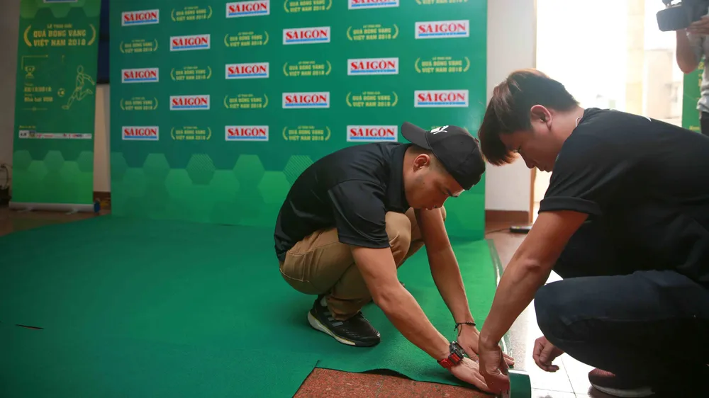 Gala trao giải Quả bóng Vàng Việt Nam 2018: Hồi hộp trước giờ công bố ảnh 10