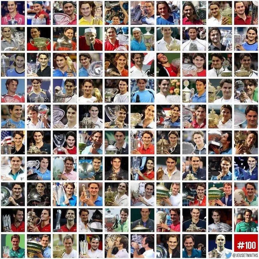Roger Federer: Cột mốc thứ 100 và những con số ảnh 1