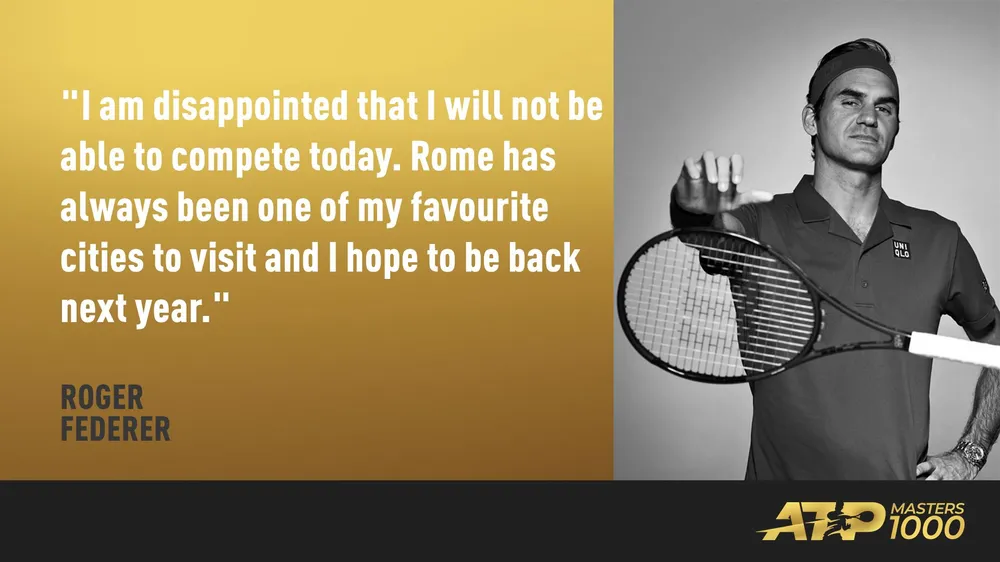 Rome Masters: Federer rút lui, 1 “Next Gen” đấu phần còn lại của thế giới ảnh 1