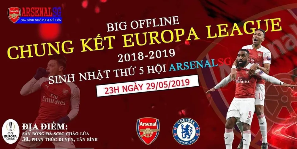 Hình ảnh quảng bá buổi Big Offline của ArsenalSG
