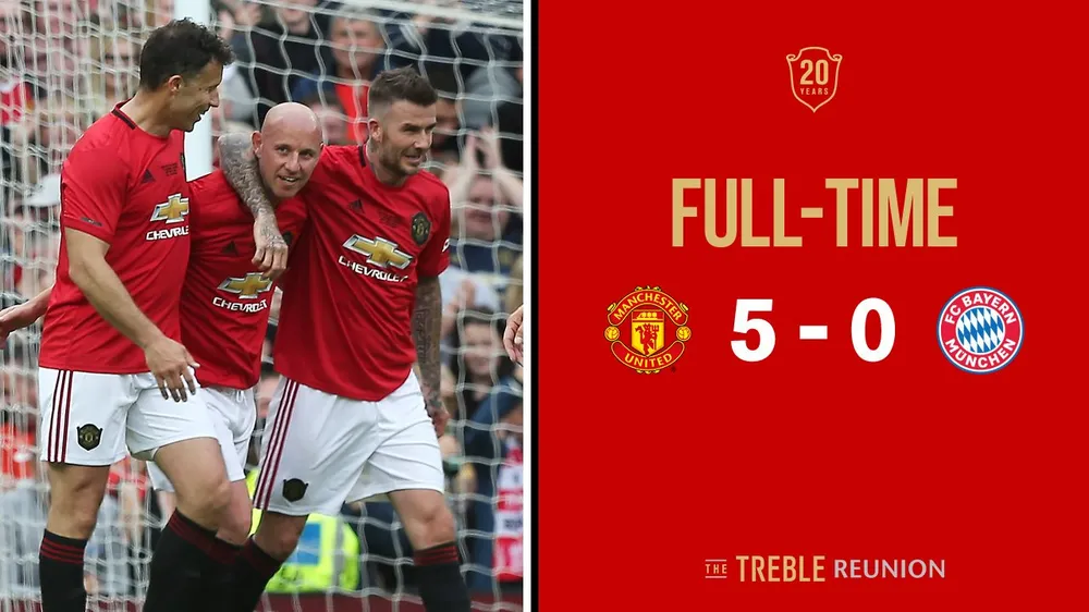Huyền thoại Manchester United - Huyền thoại Bayern Munich 5-0