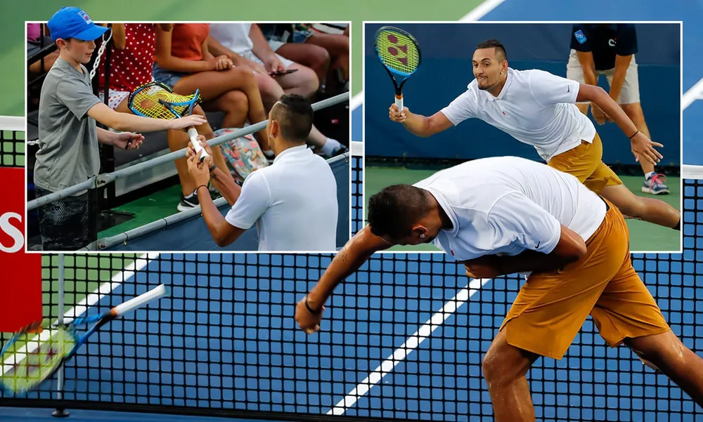 Kyrgios có thể “thổi bay” Federer - Nadal - Djokovic, nhưng trước mắt chỉ... thổi bay chai nước ảnh 3