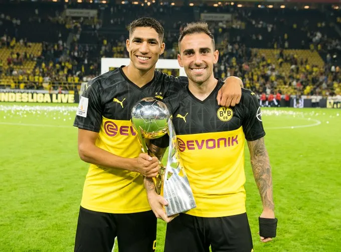 Borussia Dortmund ăn mừng Siêu cúp nước Đức sau khi đánh bại Bayern ảnh 3