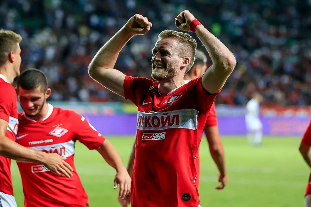 Schurrle ăn mừng bàn thắng đầu tay ở giải RPL