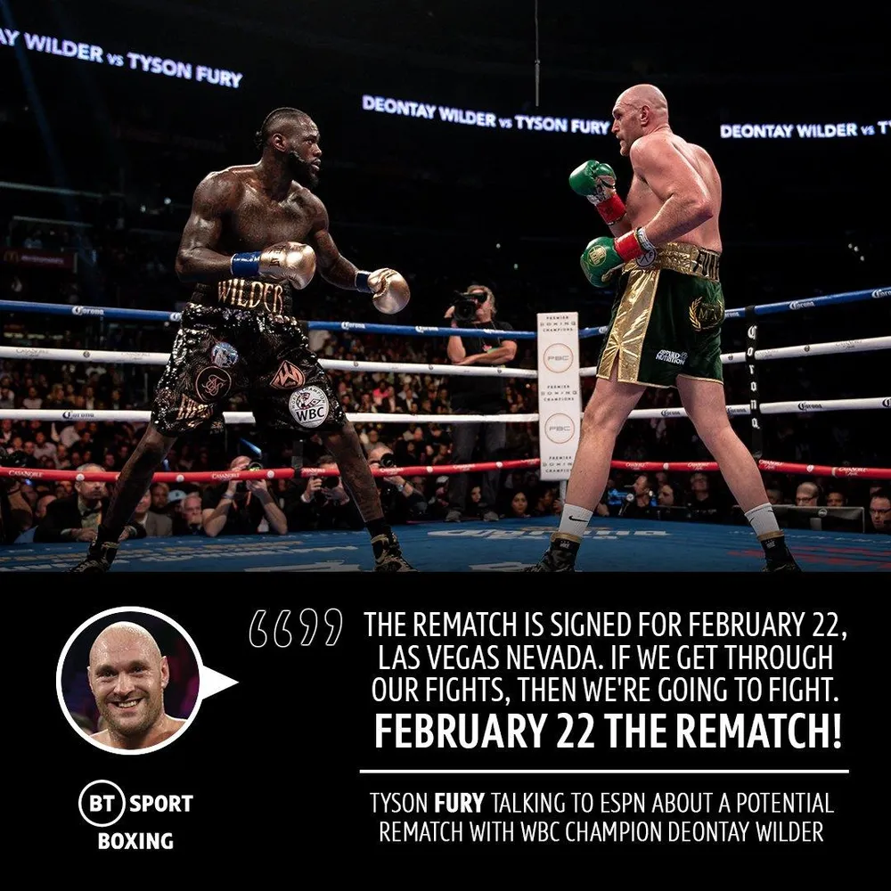 Vừa lên lịch đấu với Wallin, Fury “giận dữ” đã xác định tái chiến Wilder “cuồng nộ” vào tháng 2-2020 ảnh 2