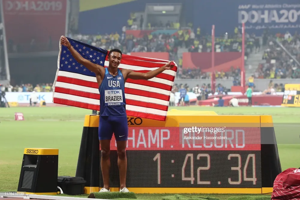 Giải điền kinh thế giới 2019: Cú hattrick của người Mỹ - 5m97, 19 giây 83 và 1 phút 42 giây 34 ảnh 3