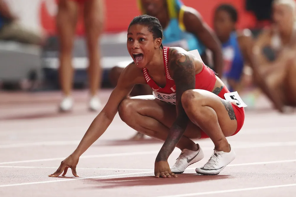 Giải điền kinh thế giới 2019: Eid Naser nâng tầm chiến thắng, mang HCV đầu tiên về cho nước chủ nhà ảnh 1