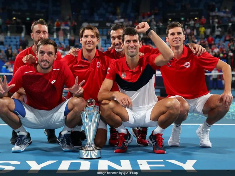 ATP Cup: Thắng 19 ván liên tiếp trên sân cứng trước tay vợt sở hữu 19 Grand Slam, Djokovic lên ngôi ảnh 1