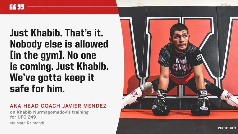 Khabib Nurmagomedov: Sẵn sàng đấu Ferguson… giữa rừng rậm tại Zaire, nhưng cha anh bật mí là Dubai ảnh 1