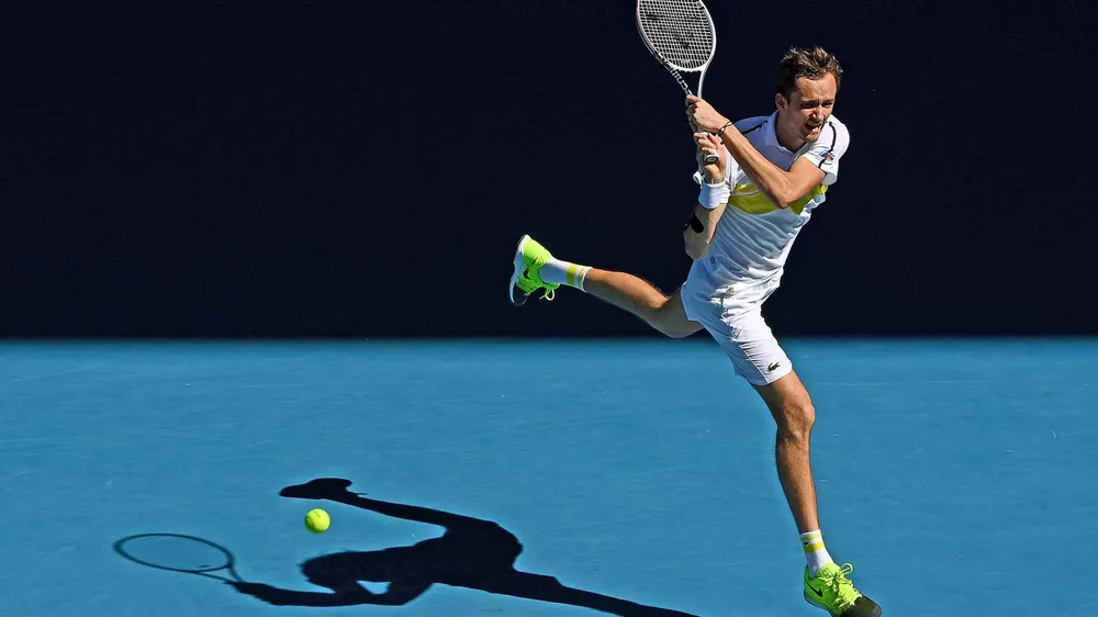 Một trong hai bộ đôi người Nga - Daniil Medvedev