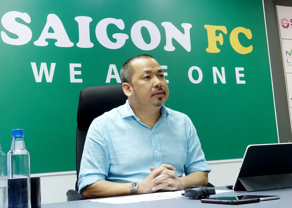 "Bầu Bình" chia sẻ về sứ mệnh chung của Sài Gòn FC, của những người làm bóng đá ở Việt Nam nói chung