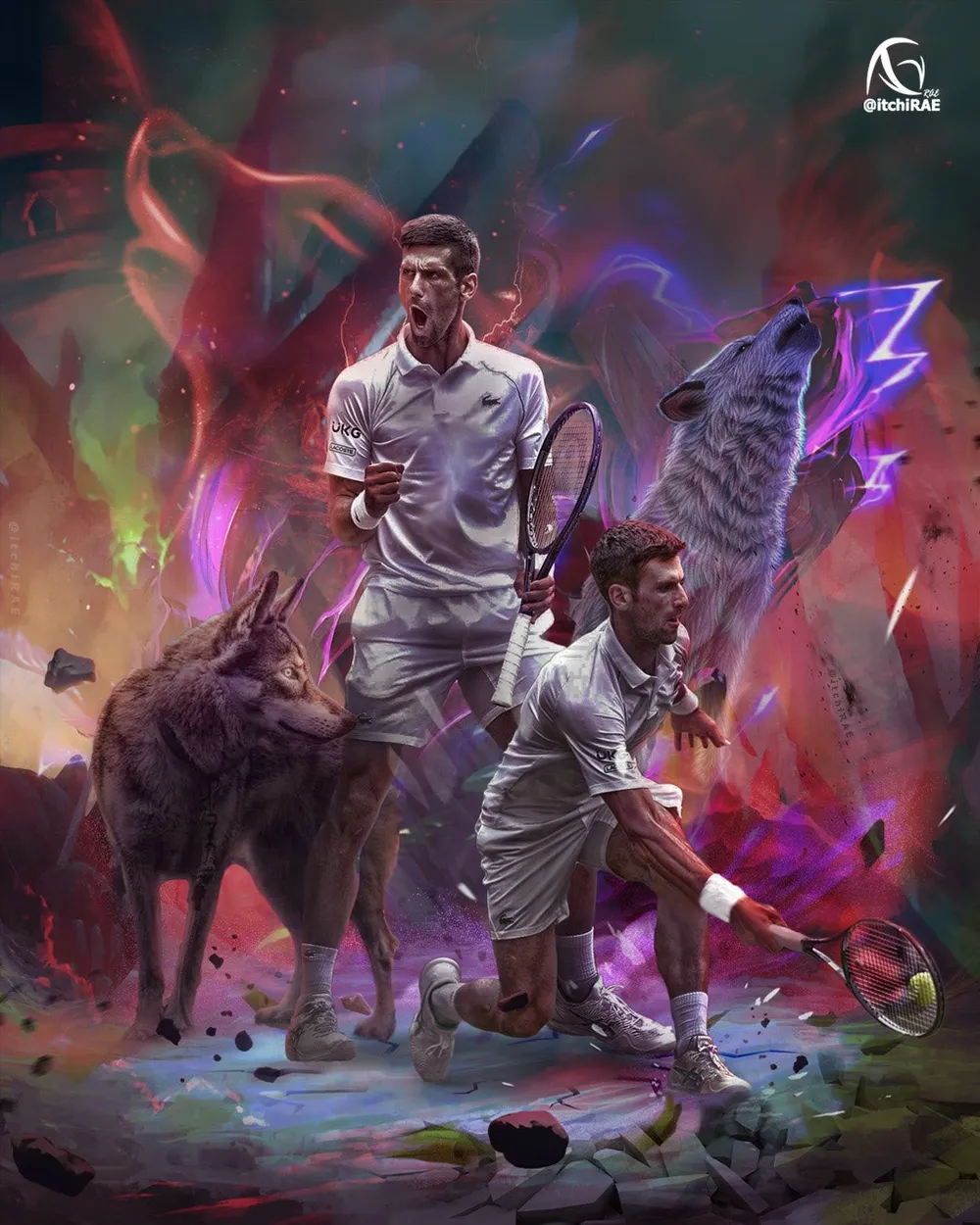 Djokovic có mối liên kết với... sói