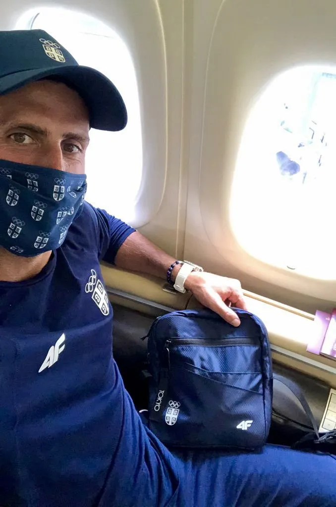 Novak Djokovic đã đến Tokyo sẵn sàng cho “Golden Slam", “khắc tinh” Juan Martin del Potro vẫn theo dõi từ xa ảnh 1