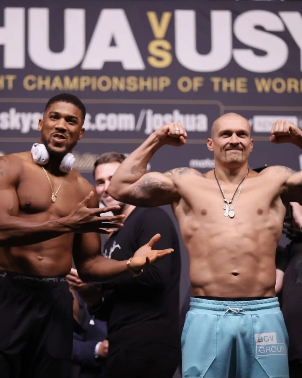 Anthony Joshua vs Oleksan Usyk: AJ “cơ bắp” nặng 108kg, Miêu hiệp nặng hơn 100kg, nhưng trọng lượng “không là vấn đề” ảnh 4