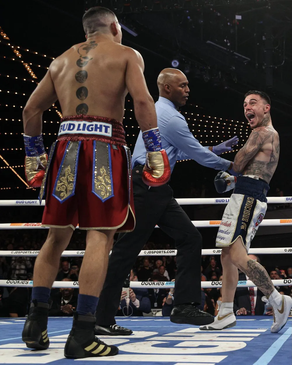 “Hoàng đế” George Kambosos Jr: Lật đổ “Kẻ tiếp quản” Teofimo Lopez sau 12 hiệp, trở thành Vua mới của hạng nhẹ ảnh 2