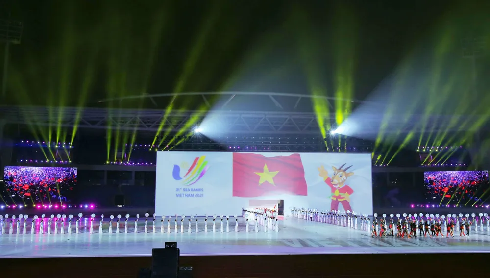 SEA Games 31 chính thức khai mạc. Ảnh: DŨNG PHƯƠNG