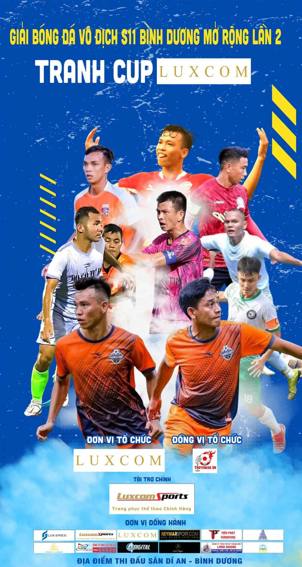 Giải bóng đá vô địch S11 Bình Dương mở rộng lần 2 - Tranh Cúp Luxcom: BTC dành 600 triệu đồng làm từ thiện, 500 triệu đồng giải thưởng ảnh 6