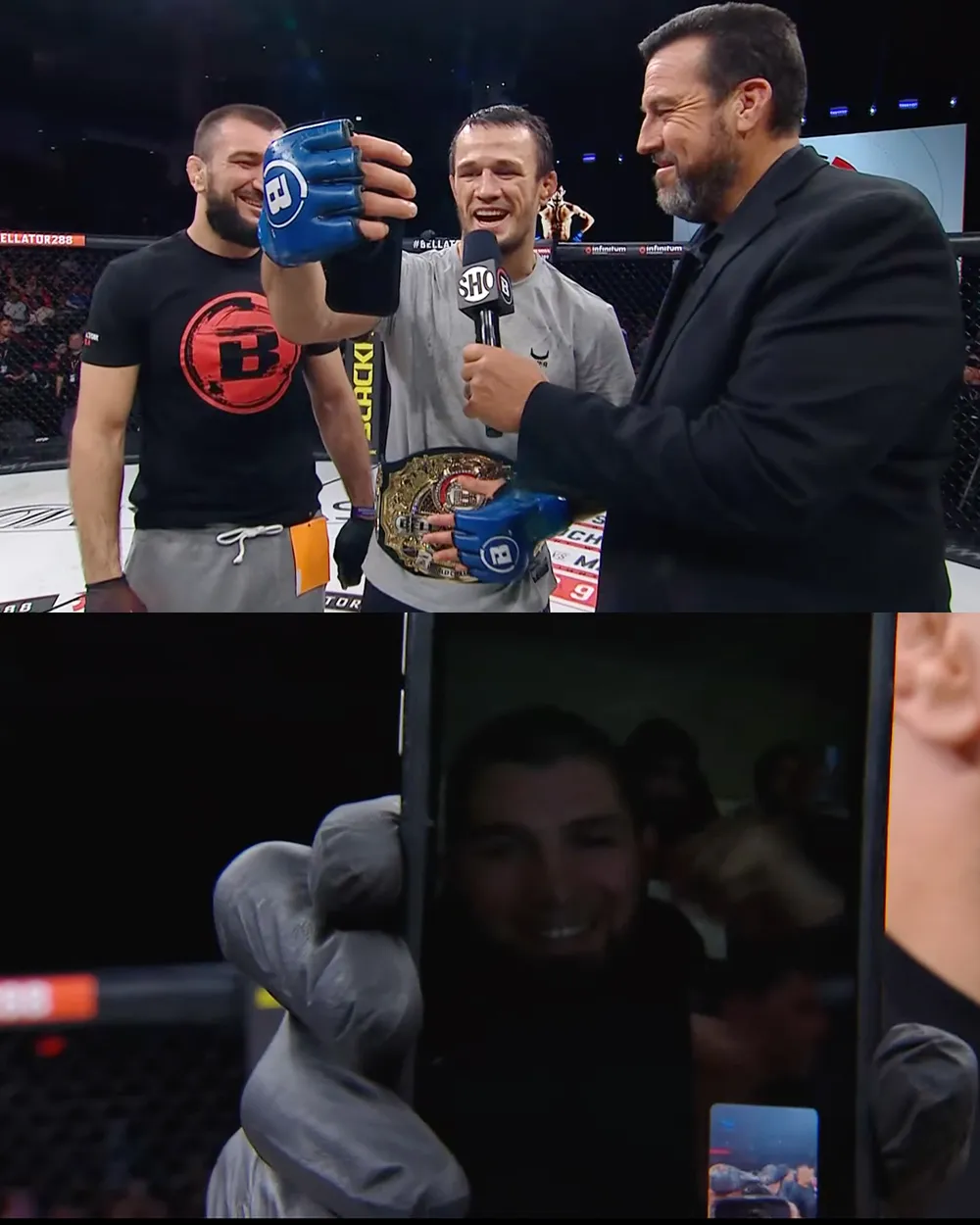 Usman Nurmagomedov: Huynh đệ khác của “Đại bàng Nga” Khabib Nurmagomedov giành đai hạng nhẹ Bellator ảnh 1