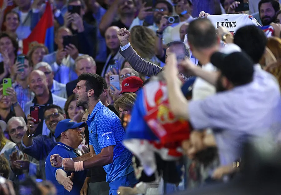 Thành công của Djokovic khiến người hâm mộ đồng cảm