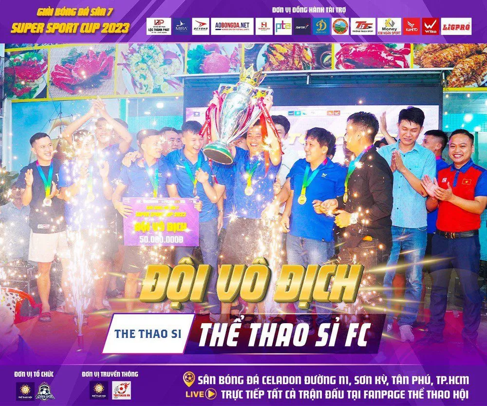 Thể Thao Sỉ đăng quang ngôi vô địch