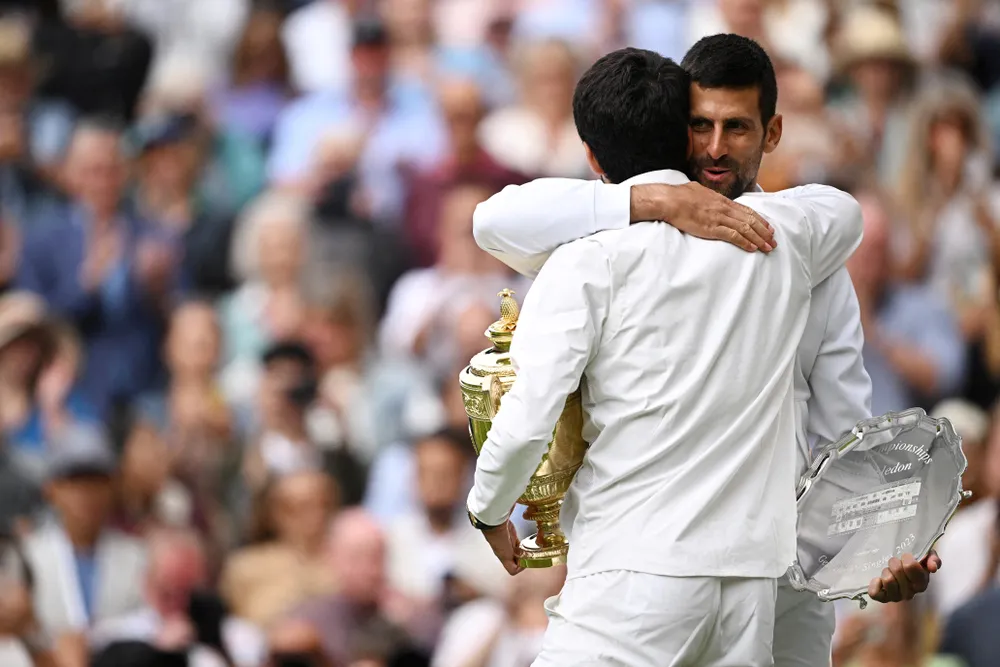 Djokovic và Alcaraz sau chung kết Wimbledon