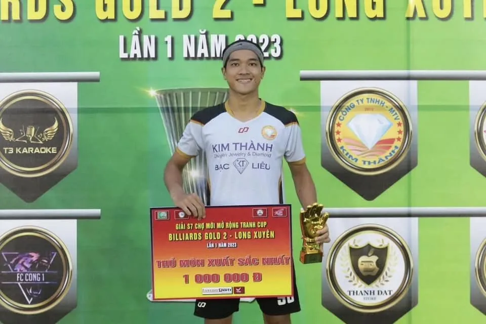 Tấn "Dibu" của Kim Thành giành giải Thủ môn xuất sắc nhất