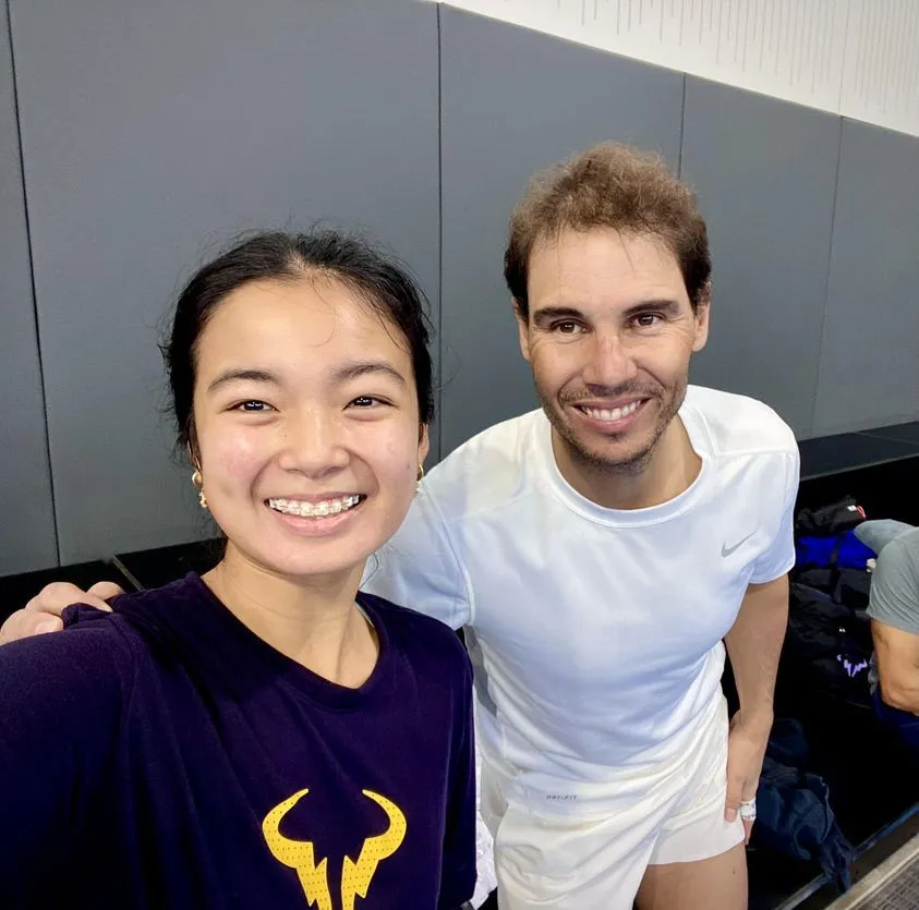 Eala luôn được Nadal động viên, ủng hộ