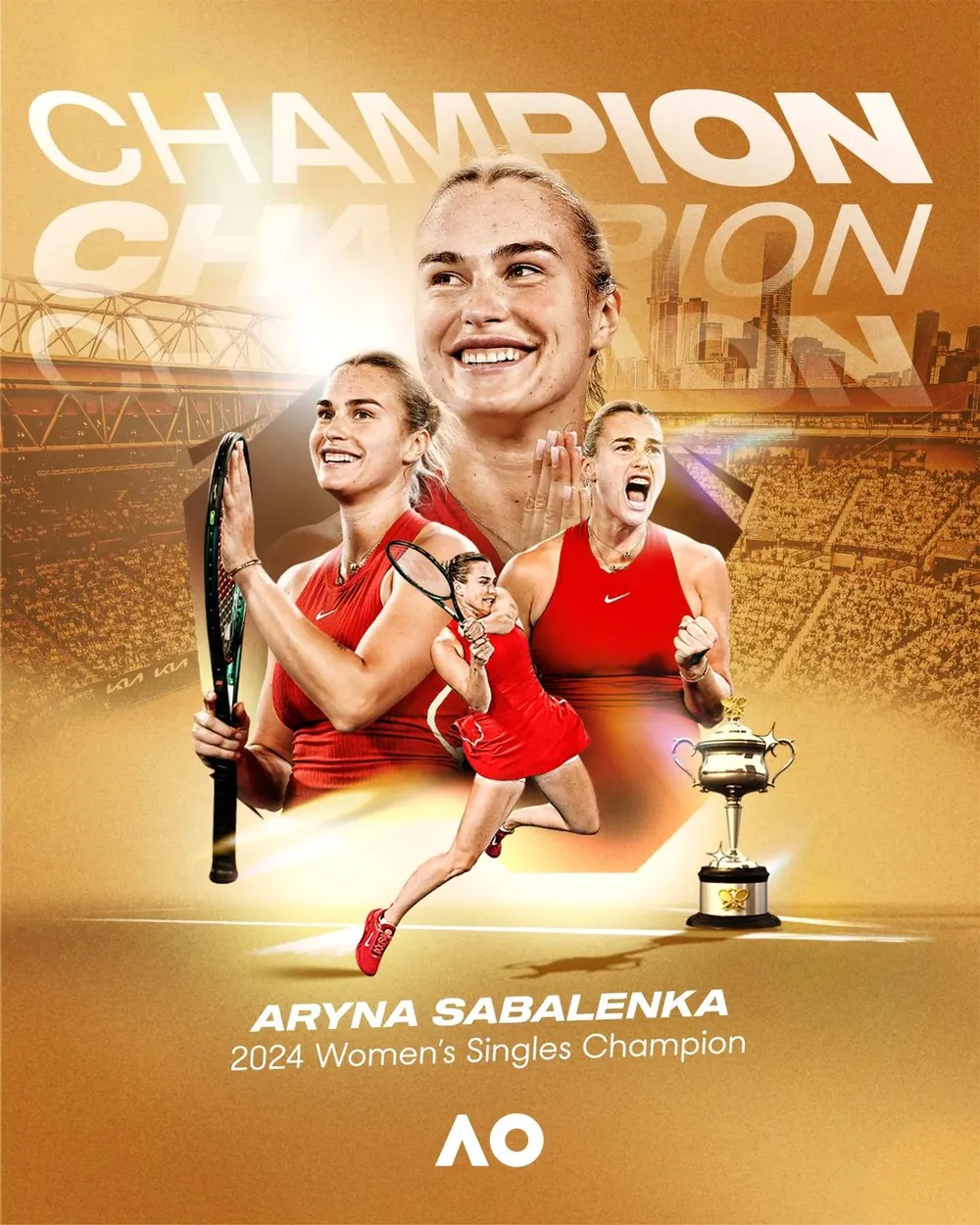 Sabaelnak vô địch Australian Open 2024, dựng nên "Triều đại mới" ở giải đơn nữ