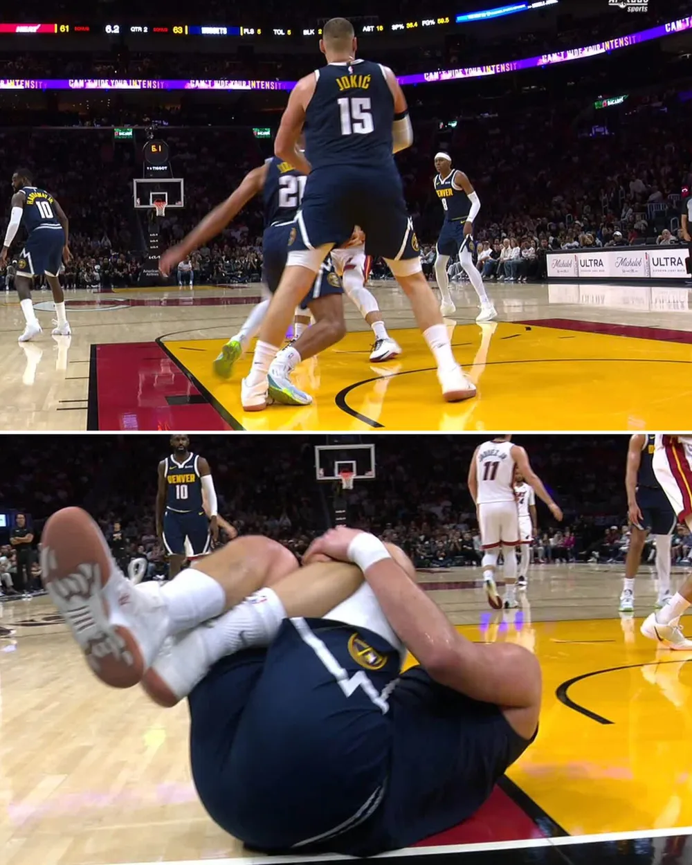 Jokic bị chấn thương nghiêm trọng