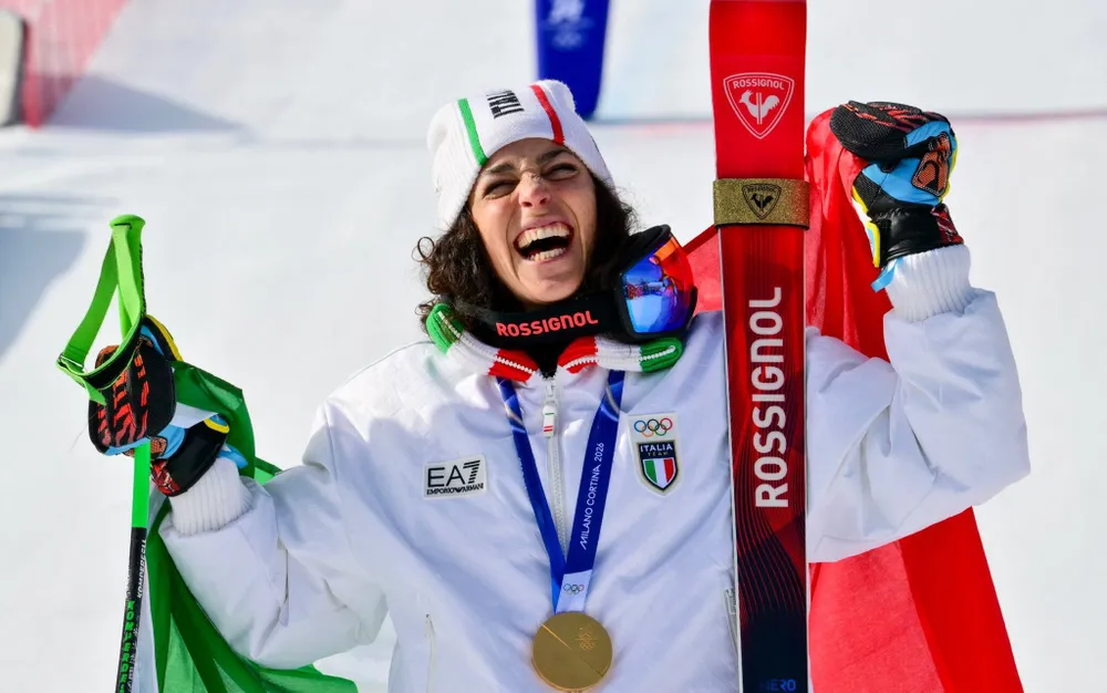 Niềm vui chiến thắng của Brignone