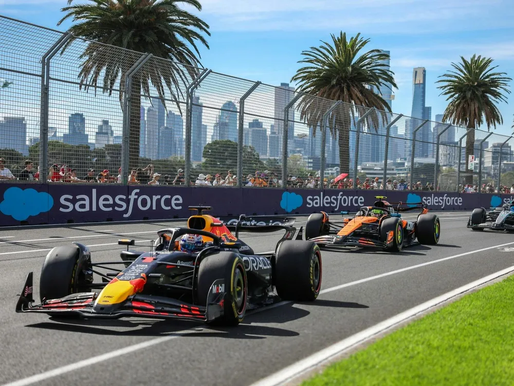Một góc đường đua Australian Grand Prix