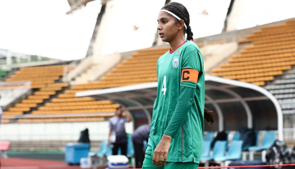 Thủ quân Afeida Khandaker của Đội tuyển nữ Bangladesh