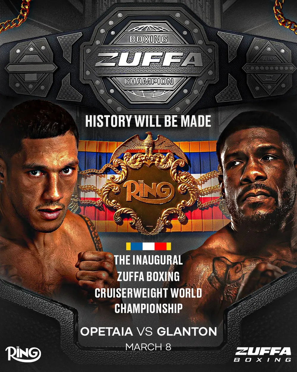 Zuffa Boxing 04: Opetaia vs Glanton