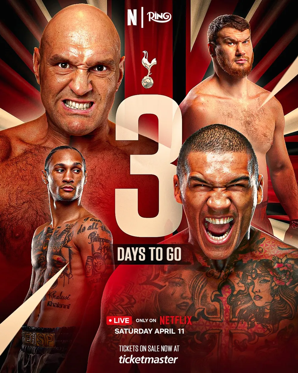 Chỉ còn 3 ngày nữa đến trận Fury vs Makhmudov