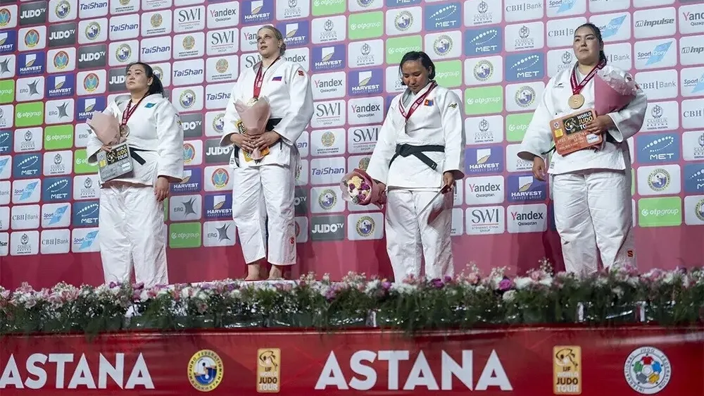 Startseva giành HCV hạng trên 78kg nữ (Ảnh: Liên đoàn Judo Nga)