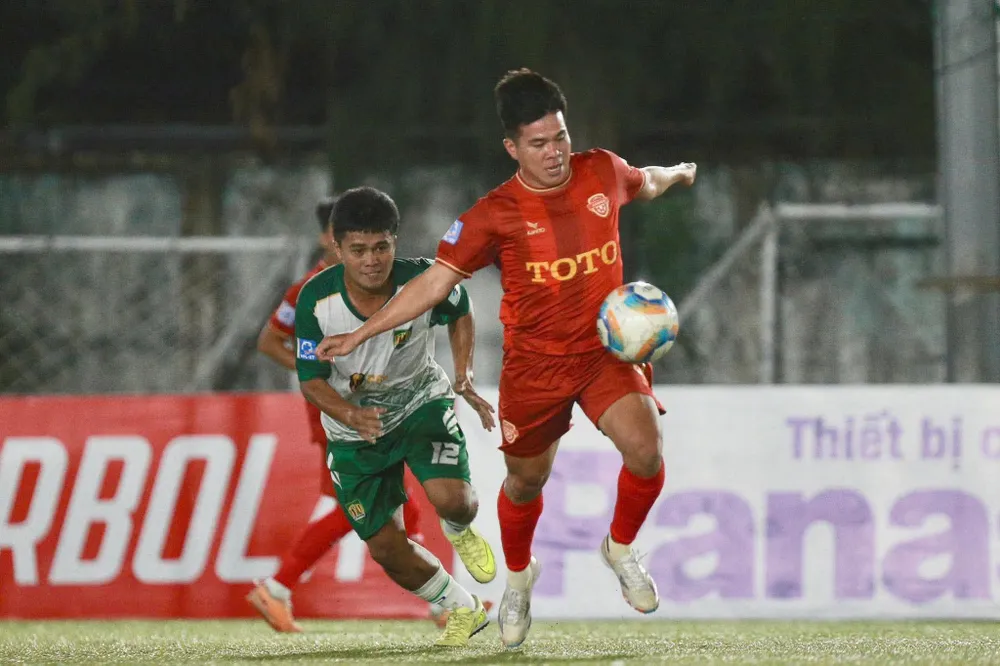 Hoàng Anh là người mở tỷ số cho An Biên