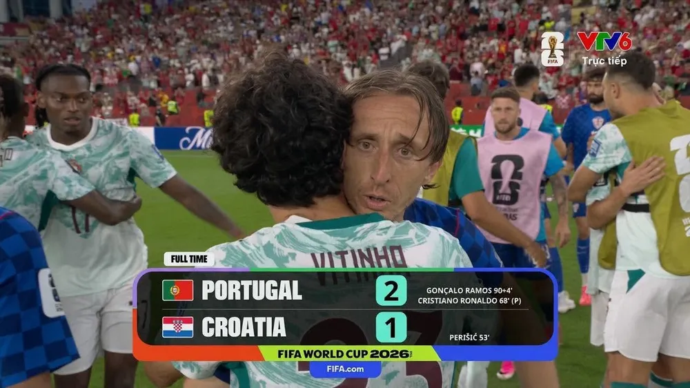 Modric sau trận thua Bồ Đào Nha ở World Cup