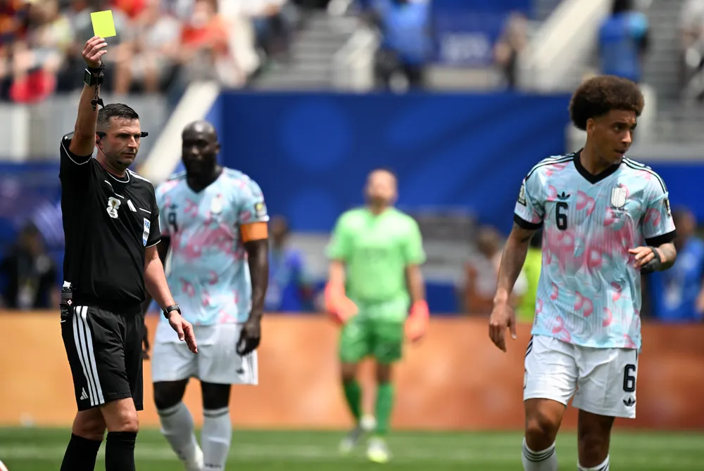 Witsel trong màu áo tuyển Bỉ ở World Cup