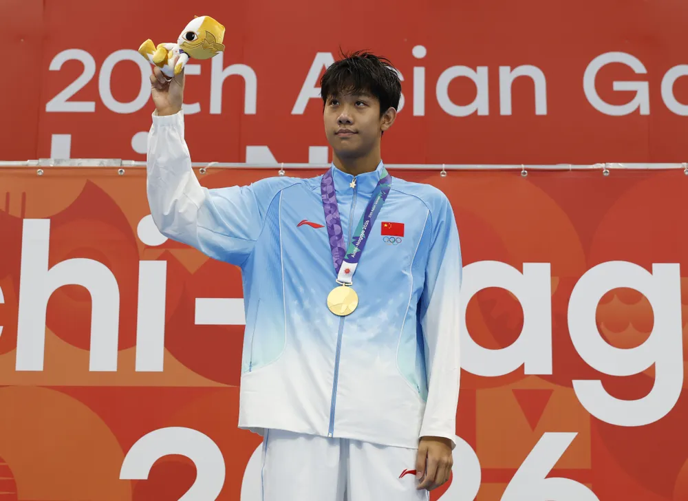 Zhang Zhansuo giành HCV 800m tự do nam (Ảnh: THX)