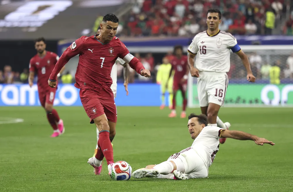 Ronaldo khi còn ở tuyển (Ảnh: THX)