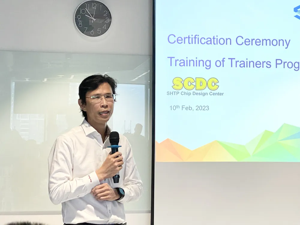 Ông Nguyễn Anh Thi, Trưởng Ban Quản lý Khu Công nghệ cao TPHCM, hy vọng các giảng viên sẽ lan tỏa kiến thức đến sinh viên, đội ngũ kỹ sư... Ông Nguyễn Anh Thi, Trưởng Ban Quản lý Khu Công nghệ cao TPHCM, hy vọng các giảng viên sẽ lan tỏa kiến thức đến sinh viên, đội ngũ kỹ sư...