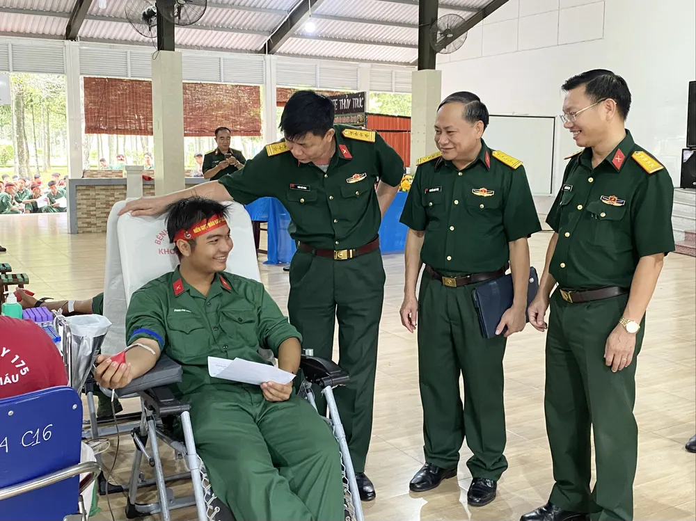 Học viên Trường Quân sự Quân khu 7 hưởng ứng “Hiến máu tình nguyện năm 2023" Học viên Trường Quân sự Quân khu 7 hưởng ứng “Hiến máu tình nguyện năm 2023"